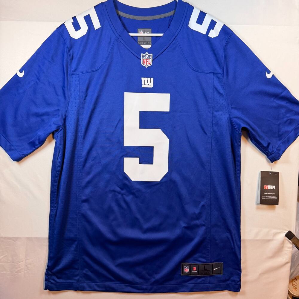 Nike New York Giants Kayvon Thibodeaux #5 Game Jersey NWT Mens Size Large